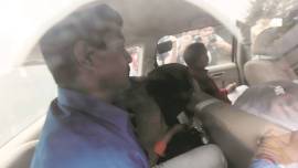 Sachin Andure being take to court. (Express photo/Sandip Daundkar)