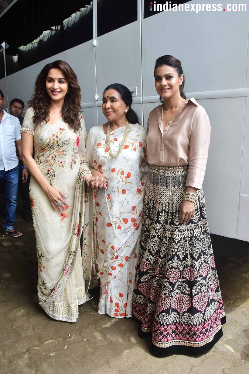 Mdhuri Dixit, Kajol, Asha Bhosle