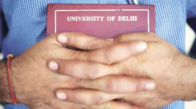 MPhil and PhD aspirants in DU on hunger strike