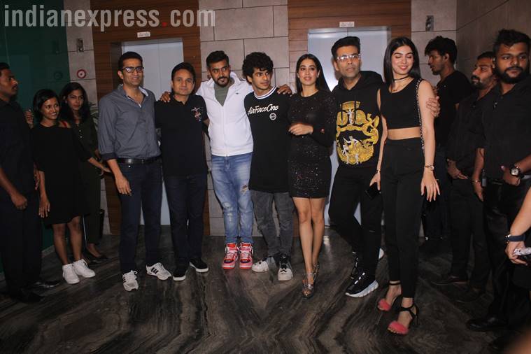 Janhvi Kapoor, Khushi Kapoor, Dhadak success bash
