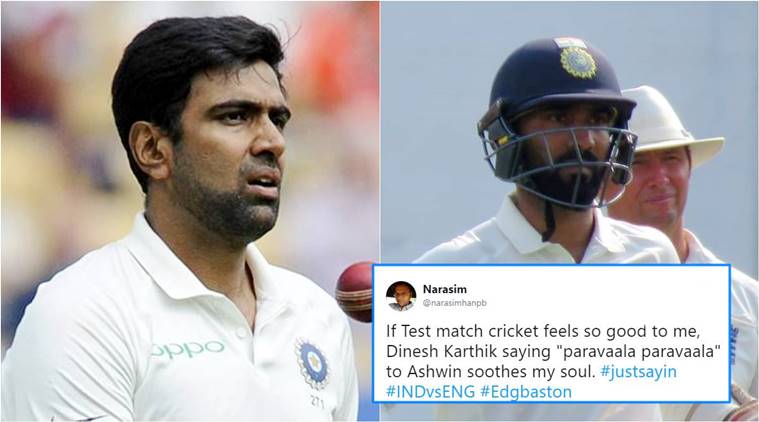 India vs England: Karthik’s on-field instruction to Ashwin in Tamil ...