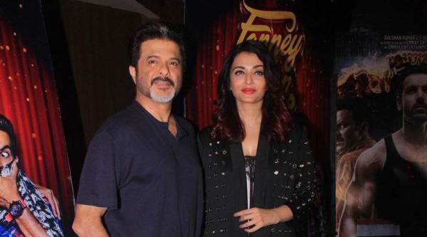 fanney khan scrrening attended by anil kapoor and aishwarya rai