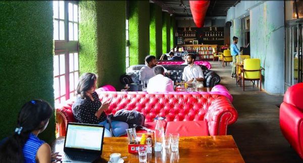 cowork, working Delhi, work cafe,