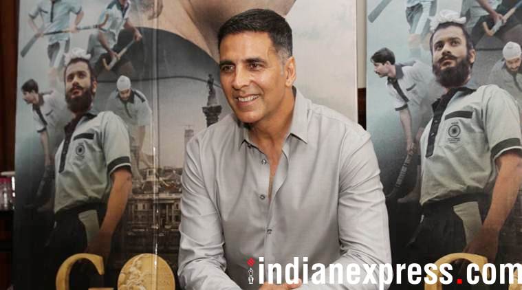 Mouni Roy and Akshay Kumar in Delhi