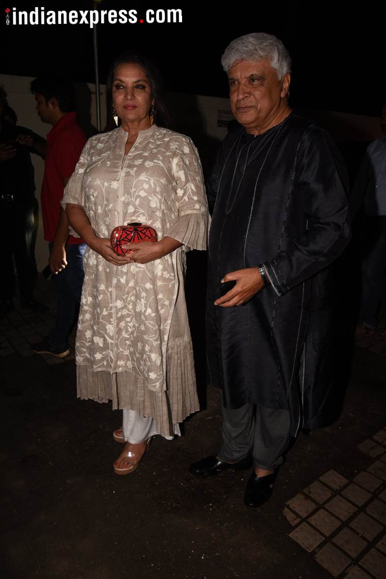 jawed akhtar and shabana azmi photos 