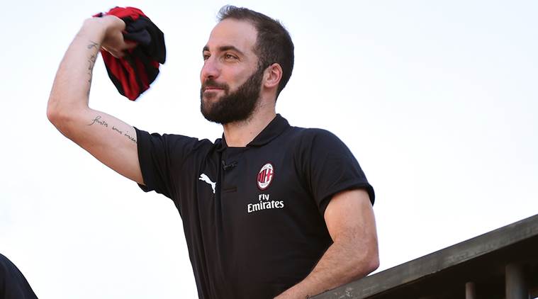 Higuain changed jersey number for daughter