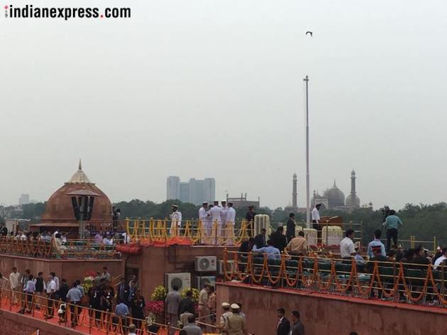 independence day photos, august 15, independence day, 72nd independence day, red fort, full dress rehearsal, Independence Day 2018 Independence Day, independence day celebrations, army, cadets, security, photos, india news, indian express