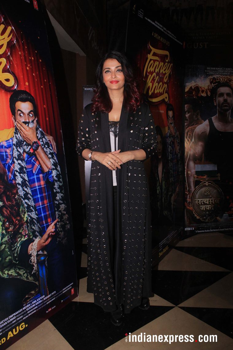aishwarya rai at fanney khan screening
