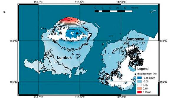 Indonesian island lifted 10 inches by deadly quake