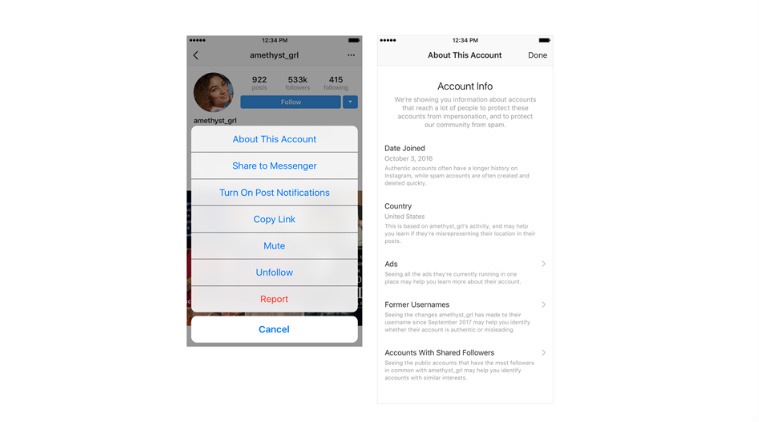 Instagram To Introduce About This Account Feature Third party Verification For Improved 