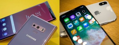 Apple iPhone X Versus Samsung Galaxy Note 9, iPhone X Versus Galaxy Note 9, iPhone vs Galaxy Note, Samsung, Apple, Note 9 vs iPhone X, iPhone X vs Galaxy Note 9, Galaxy Note 9, Note 9
