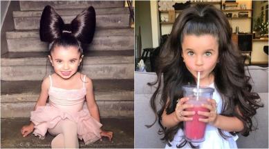 This five-year-old girl from Israel has taken Instagram by storm with her  marvelous hair | Trending News,The Indian Express