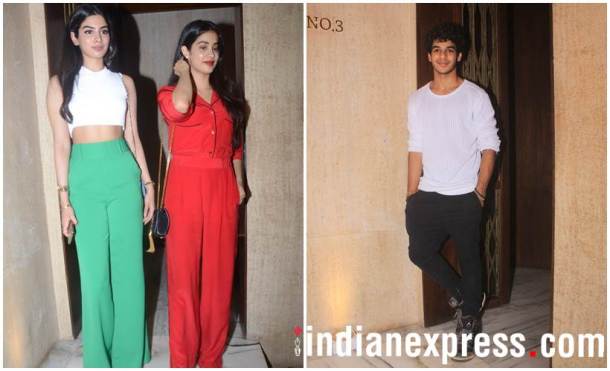 Janhvi Kapoor, Khushi Kapoor, Ishaan Khatter