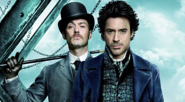 Robert Downey Jr as Sherlock Holmes and Jude Law as Dr John Watson.