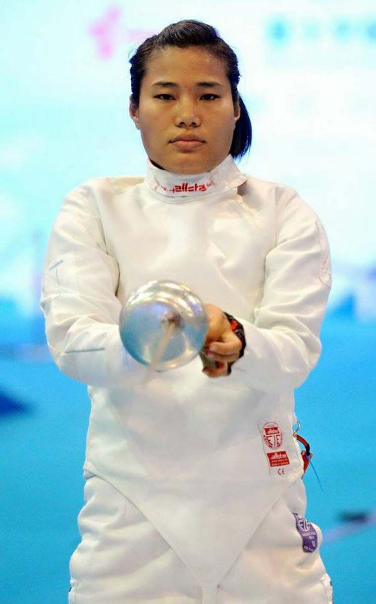 Kabita Devi fencing