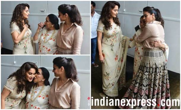 kajol, madhuri, asha bhosle