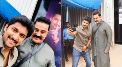 nani meets kamal haasan on bigg boss telugu to promote vishwaroopam 2