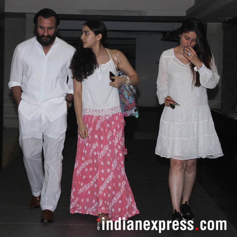 Kareena Kapoor Khan, Kareena Kapoor Khan latest photos, Kareena Kapoor Khan fashion, Sara Ali Khan, Sara Ali Khan latest photos, Sara Ali Khan fashion, Kareena Kapoor Sara Ali Khan, indian express, indian express news