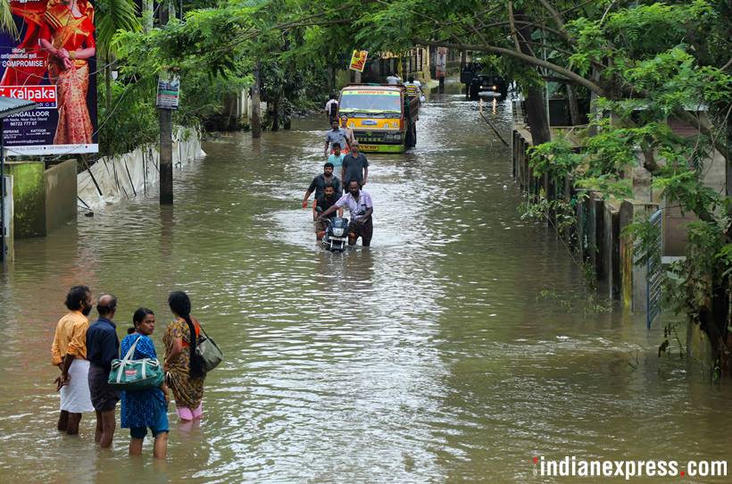 kerala rains, kerala rains photos, relief and rescue mission