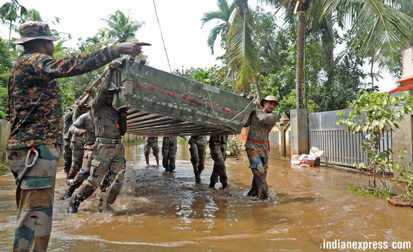 kerala rains, kerala rains photos, relief and rescue mission