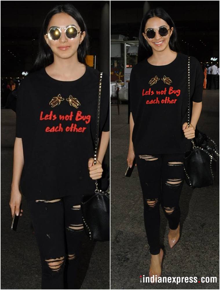 Best airport looks, Best airport looks bollywood, Sonam Kapoor, Kangana Ranaut, kiara advani, celeb fashion, bollywood fashion, indian express, indian express news