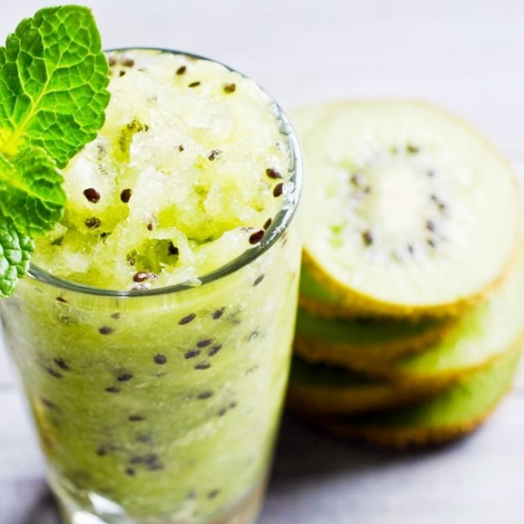 kiwi fruit, kiwi recipes, 5 kiwi fruit recipes, Kiwi Frost, The Green and Gold Kebabs, The ‘Turkiwi’ Snack , KIWAH! Smoothie , The KoCo Popsicle , indian express, indian express news