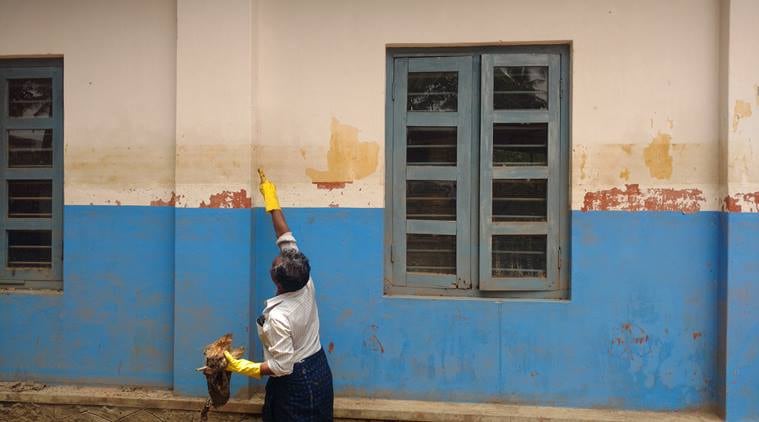 When a government school in Kerala reopened after the floods