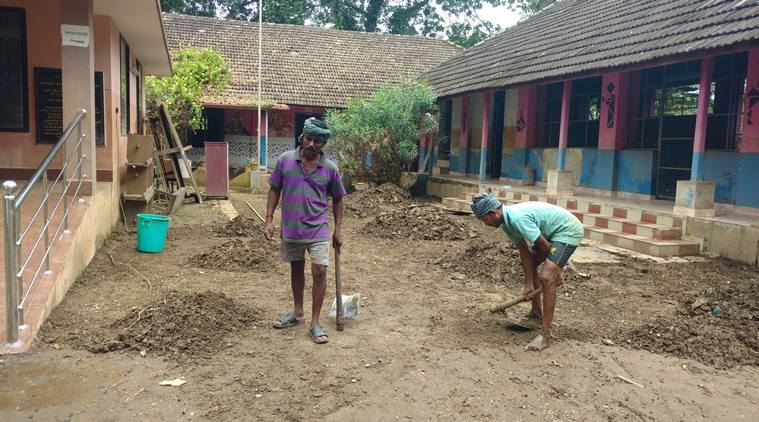 When a government school in Kerala reopened after the floods