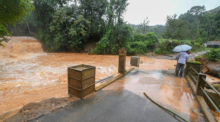 Eight killed, over 4,000 displaced after heavy rains in Karnataka's Kodagu  district | India News,The Indian Express