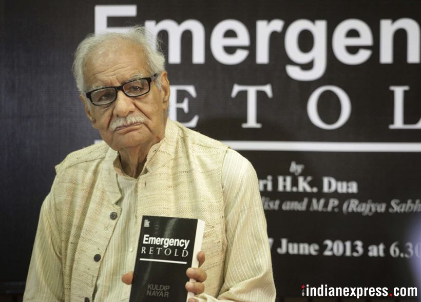 Veteran journalist Kuldip Nayar passes away at 95