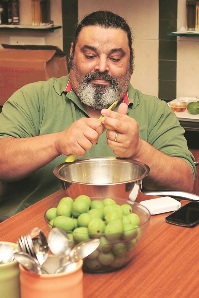 Kurush Dalal, a professor of archaeology, runs Katy’s Kitchen, one of Mumbai’s foremost Parsi catering companies. (Photo: Vernika Awal)
