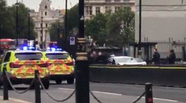 London Parliament car crash LIVE Updates: Several injured as man crashes car into barricade