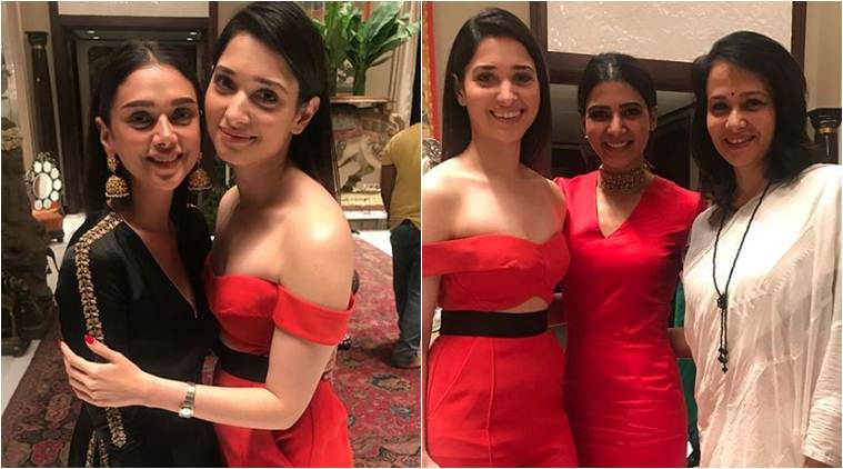 Tamannaah Bhatia Samantha Akkineni And Aditi Rao Hydari Enjoy Girls