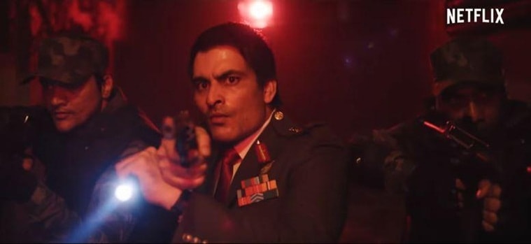 Manav Kaul in a still from Netflix's Ghoul.