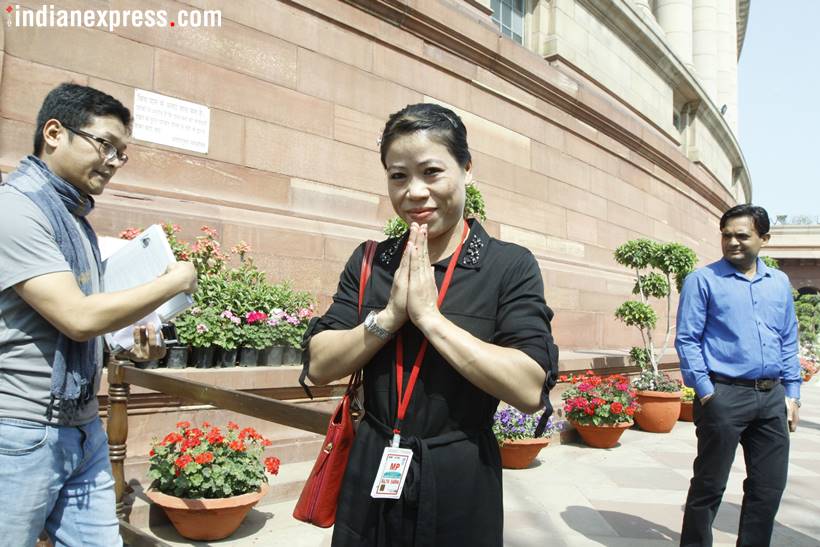 This is how Mary Kom spends quality time with her children