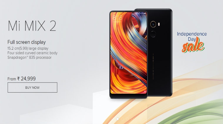 Xiaomi Independence Day Sale 2018: Top deals on Mi Mix 2 