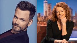 Michelle Wolf and Joel McHale