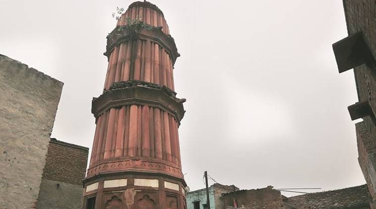 hastsal minar, qutub minar, delhi monuments, delhi history, delhi historical places, delhi news, mini qutub minar,, delhi hastsal minar facelift. delhi news