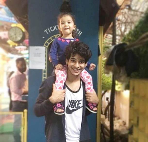ishaan khatter with misha