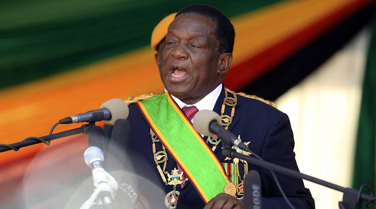 Zimbabwe's President Emmerson Mnangagwa takes oath as US censure hangs over vote