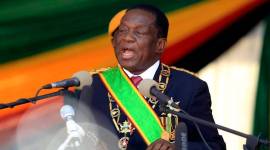 Zimbabwe's President Emmerson Mnangagwa takes oath as US censure hangs over vote