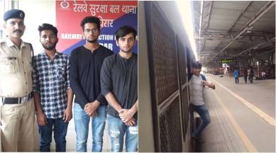 kiki challenge, mumbai local, kiki challenge mumbai train, kiki challenge arrest, men arrested kiki challenge, kiki challenge cleaning punishment, rpf, indian express, india news