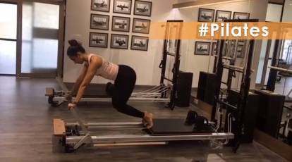WATCH: Namrata Purohit gives lessons on how to start out with Pilates on a  reformer