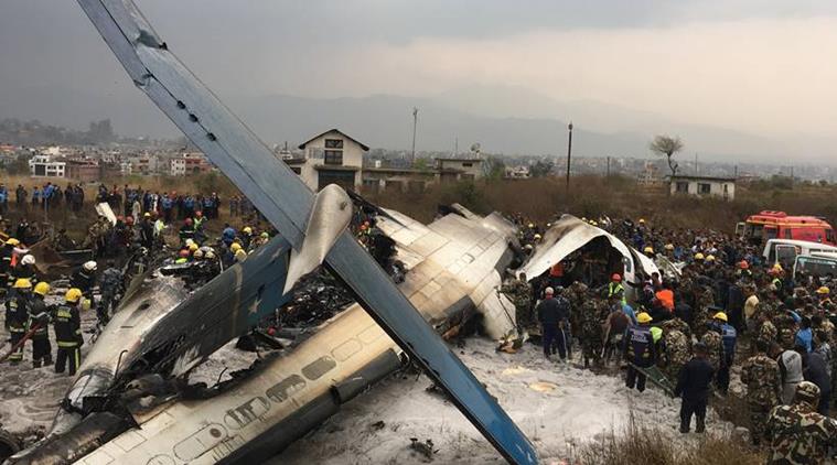 The Dhaka to Kathmandu US-Bangla Airlines flight, with 67 passengers and four crew members on board, caught fire after it careened off the runway and ploughed into a football ground near the Kathmandu's Tribhuvan International Airport on March 12.