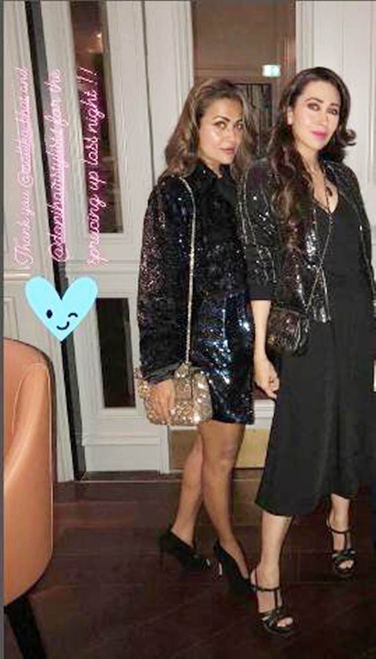 karisma kapoor with amrita rao