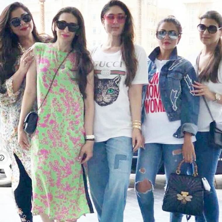 kareena kapoor with karisma and amrita