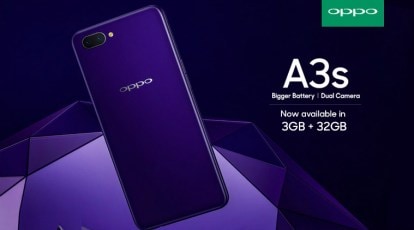 oppo a3s brand new price