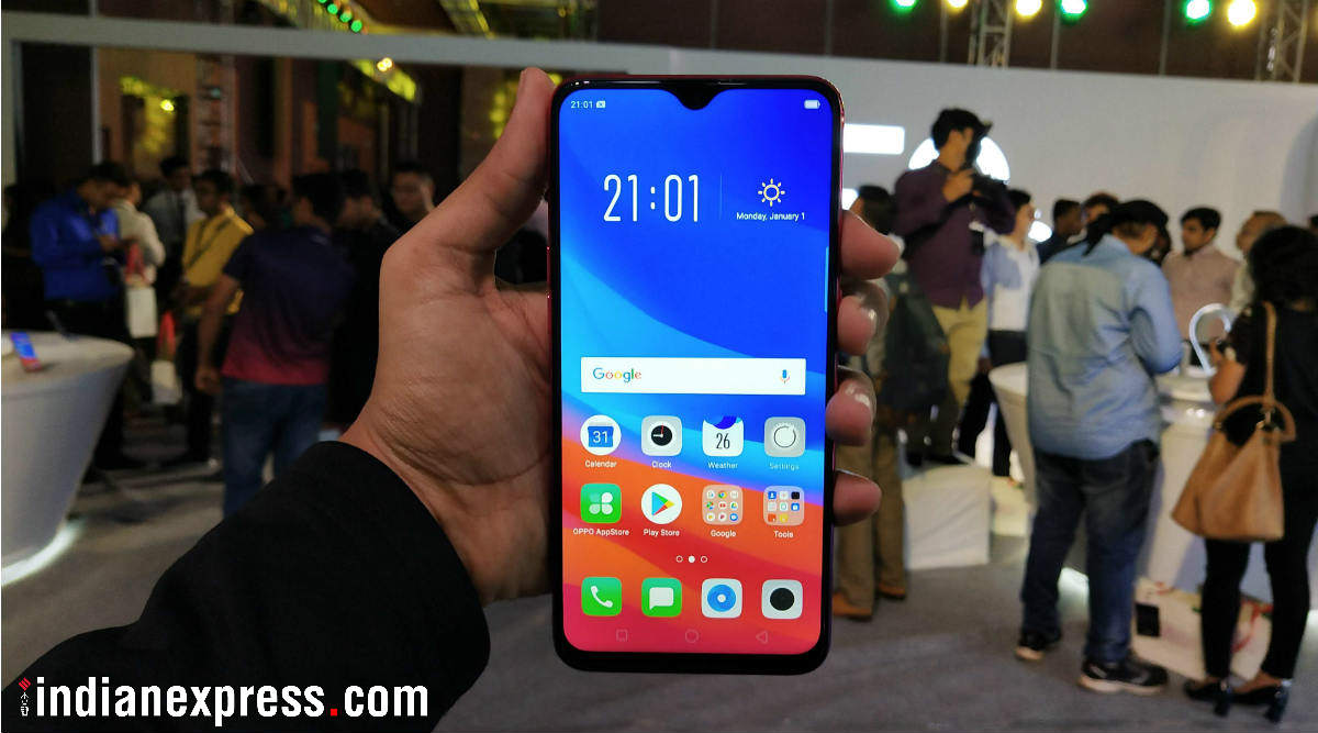 Oppo F9 Pro First Impressions At Rs 23 990 Design Is What Stands Out Technology News The Indian Express
