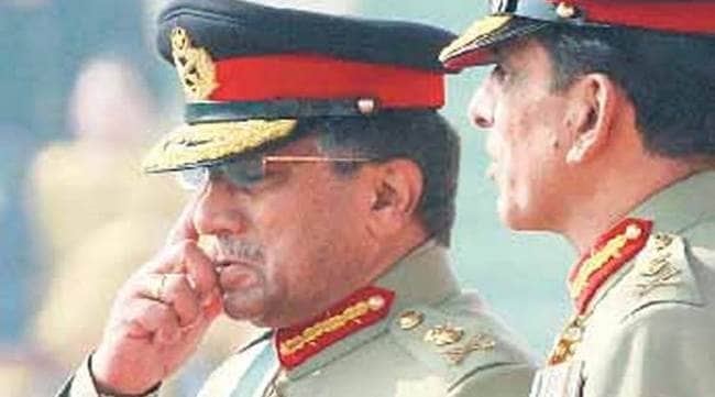 Army chief General Musharraf’s own orientation was that military force would play the key role in resolving the Kashmir issue. (Express archive photo)