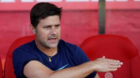 Tottenham manager Mauricio Pochettino in the pre-season game against Girona